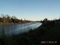Winter shot down river, Whanganui River